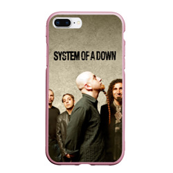 Чехол для iPhone 7Plus/8 Plus матовый System of a Down