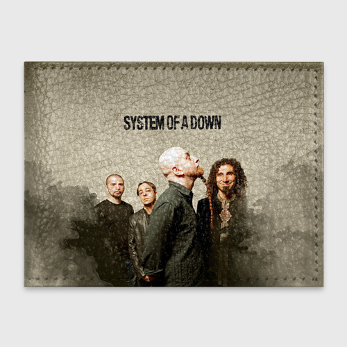 Обложка для студенческого билета System of a Down, цвет черный