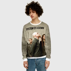 Мужской свитшот 3D System of a Down - фото 2