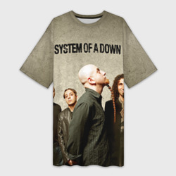 Платье-футболка 3D System of a Down