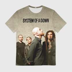 Мужская футболка 3D System of a Down