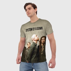 Мужская футболка 3D System of a Down - фото 2