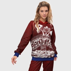 Женский костюм с толстовкой 3D System of a Down - фото 2