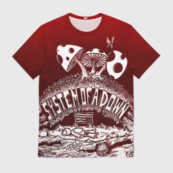 Мужская футболка 3D System of a Down