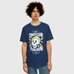 Мужская футболка хлопок Oversize Dweller Forever - фото 2