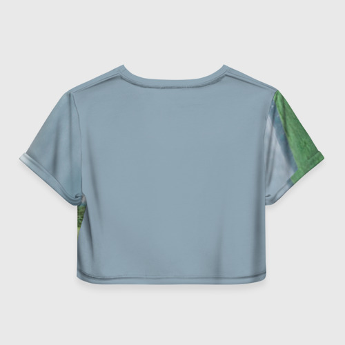 Женская футболка Crop-top 3D Рагнар Лодброк, цвет 3D печать - фото 2