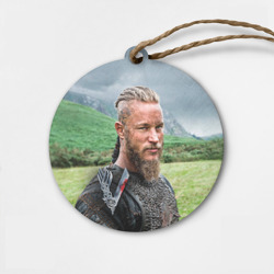 Деревянная игрушка круг Рагнар Лодброк