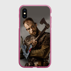 Чехол для iPhone XS Max матовый Флоки