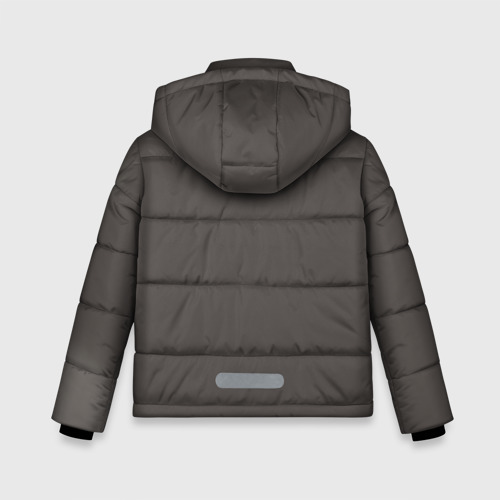 Зимняя куртка для мальчиков 3D с принтом Флоки, вид сзади #1