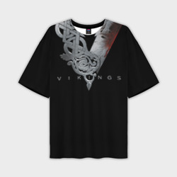 Эмблема Викингов – Мужская футболка oversize 3D с принтом купить со скидкой в -50%
