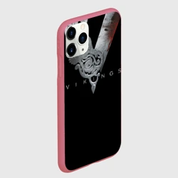 Чехол для iPhone 11 Pro матовый Эмблема Викингов - фото 2