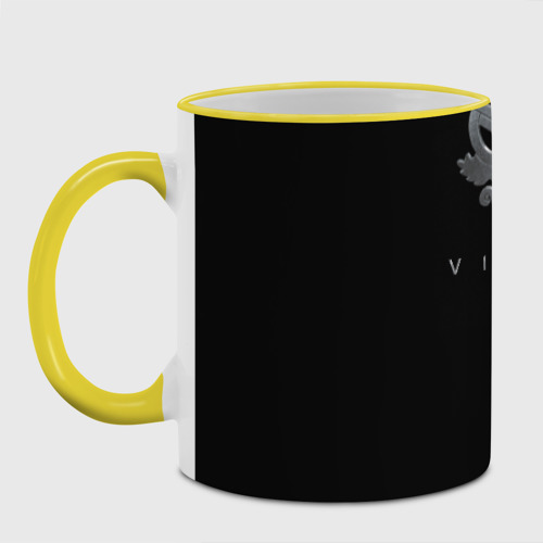 Кружка с полной запечаткой Эмблема Викингов, цвет Кант желтый - фото 2