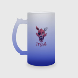 Кружка пивная матовое стекло Five nights at Freddy's Foxy