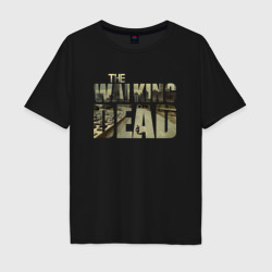 Мужская футболка хлопок Oversize The Walking Dead