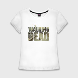 Женская футболка хлопок Slim The Walking Dead