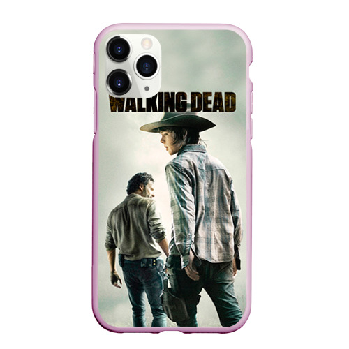 Чехол для iPhone 11 Pro Max матовый The Walking Dead, цвет розовый