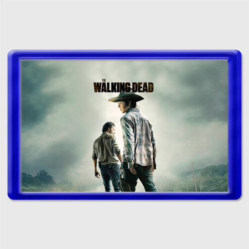 Магнит 45*70 The Walking Dead, цвет синий