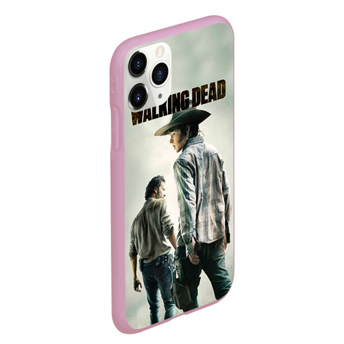 Чехол для iPhone 11 Pro Max матовый The Walking Dead, цвет розовый - фото 3