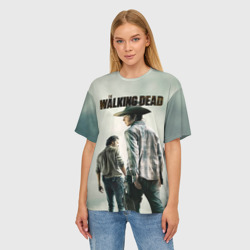 Женская футболка oversize 3D The Walking Dead - фото 2