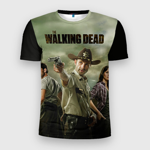 Мужская футболка 3D Slim The Walking Dead