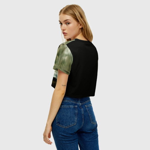 Женская футболка Crop-top 3D The Walking Dead, цвет 3D печать - фото 5