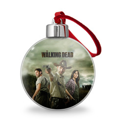 The Walking Dead – Ёлочный шар с принтом купить