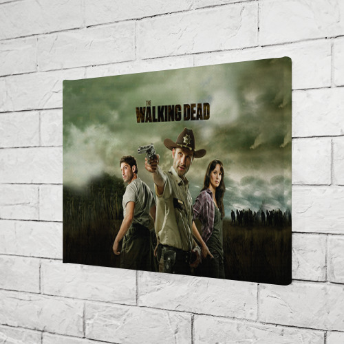 Холст прямоугольный The Walking Dead, цвет 3D печать - фото 3