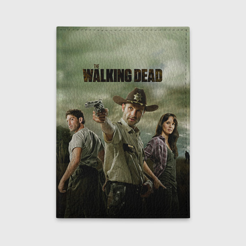 Обложка для автодокументов The Walking Dead, цвет оранжевый
