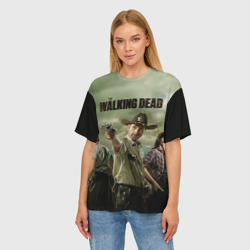 Женская футболка oversize 3D The Walking Dead - фото 2