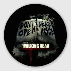 Круглый коврик для мышки The Walking Dead