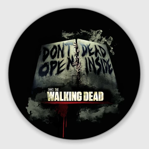 Круглый коврик для мышки The Walking Dead