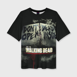 Женская футболка oversize 3D The Walking Dead