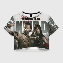 Женская футболка Crop-top 3D The Walking Dead