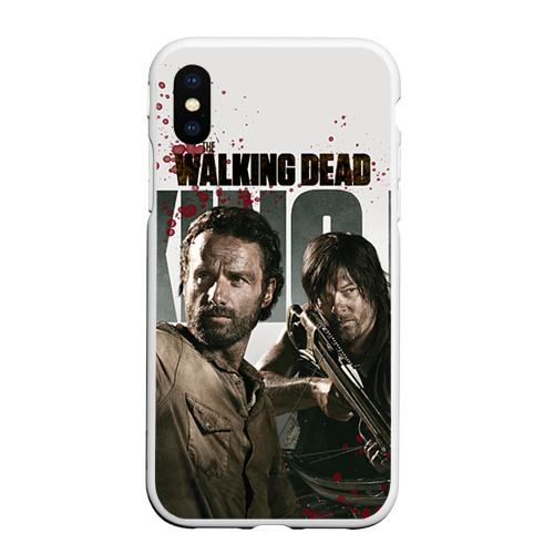 Чехол для iPhone XS Max матовый The Walking Dead, цвет белый