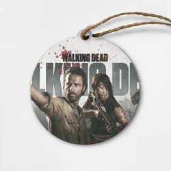 Деревянная игрушка круг The Walking Dead