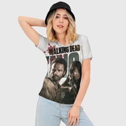 Женская футболка 3D Slim The Walking Dead - фото 2