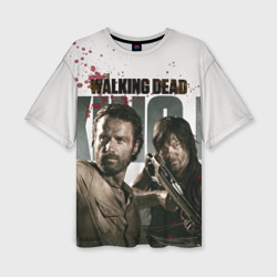 Женская футболка oversize 3D The Walking Dead