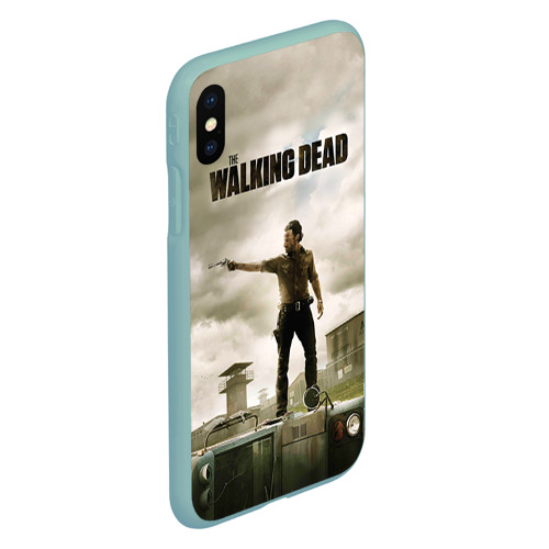 Чехол для iPhone XS Max матовый The Walking Dead, цвет мятный - фото 3