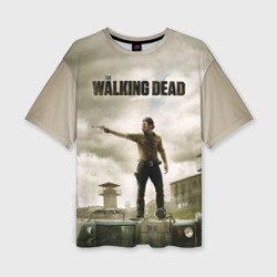 Женская футболка oversize 3D The Walking Dead