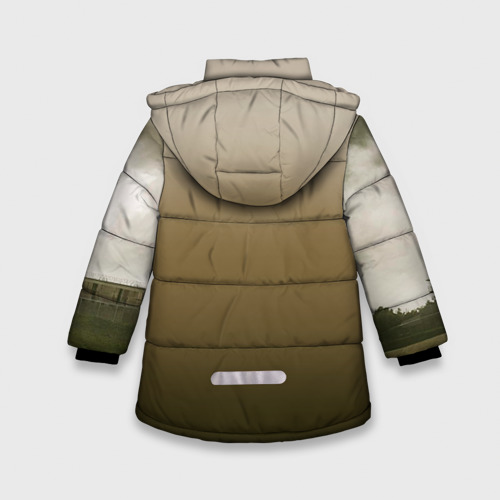 Зимняя куртка для девочек 3D The Walking Dead, цвет светло-серый - фото 2