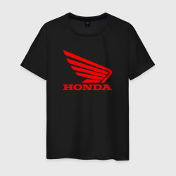Мужская футболка хлопок Honda Red