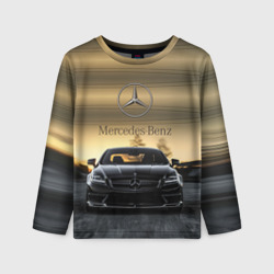 Детский лонгслив 3D Mercedes