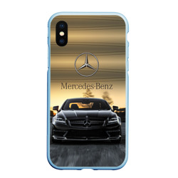 Чехол для iPhone XS Max матовый Mercedes