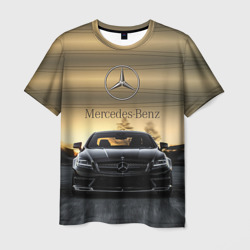 Мужская футболка 3D Mercedes