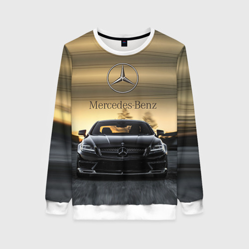 Женский свитшот 3D Mercedes, цвет 3D печать