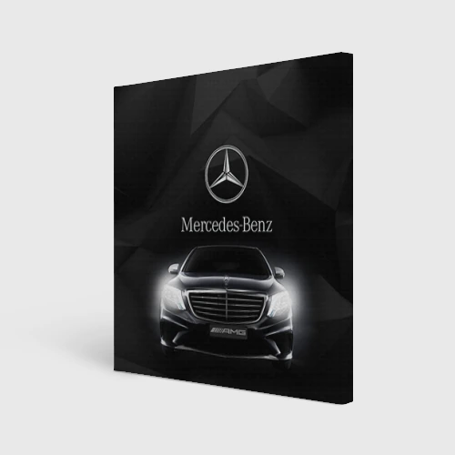 Холст квадратный Mercedes-Benz