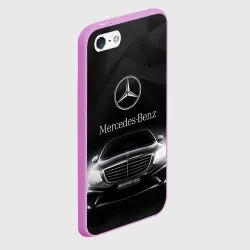 Чехол для iPhone 5/5S матовый Mercedes-Benz - фото 2