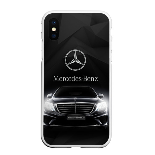 Чехол для iPhone XS Max матовый Mercedes-Benz