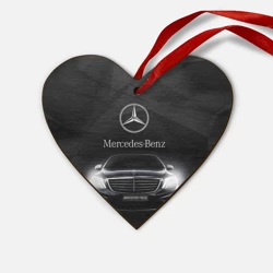 Деревянная игрушка Сердце Mercedes-Benz
