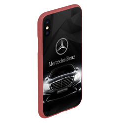 Чехол для iPhone XS Max матовый Mercedes-Benz - фото 2